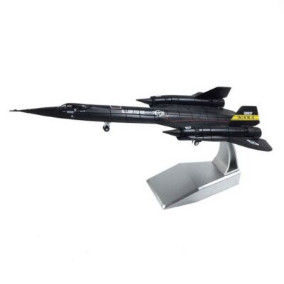 AMER 1/144 Scale Lockheed SR-71 Blackbird Aircraft Diecast Model Toy Collection 