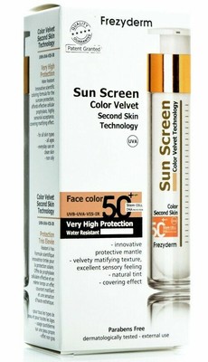 sunscreen color velvet technology