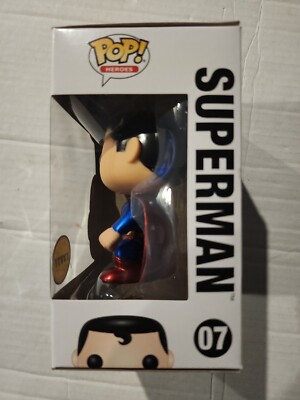 Funko Pop! Superman (Metallic) Chase, (Black Box) #07, DC