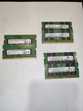 Lot of 6 sticks DDR4 LAPTOP RAM  Samsung Hynix Micron