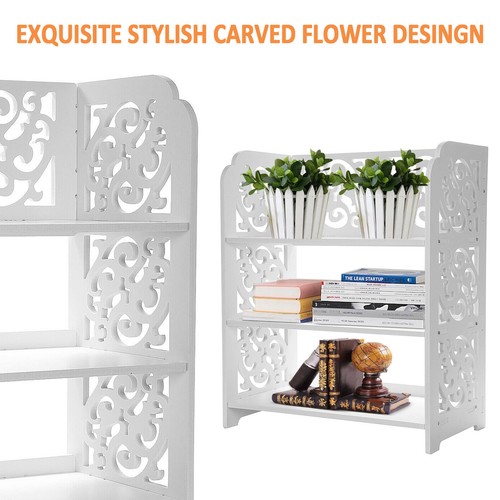 3 Tiers Shoe Rack Stand Storage Organiser Unit Shelf Home Holder white Shelves - Picture 6 of 12