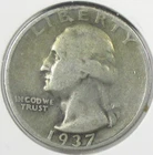 1937-S Washington Quarter Dollar