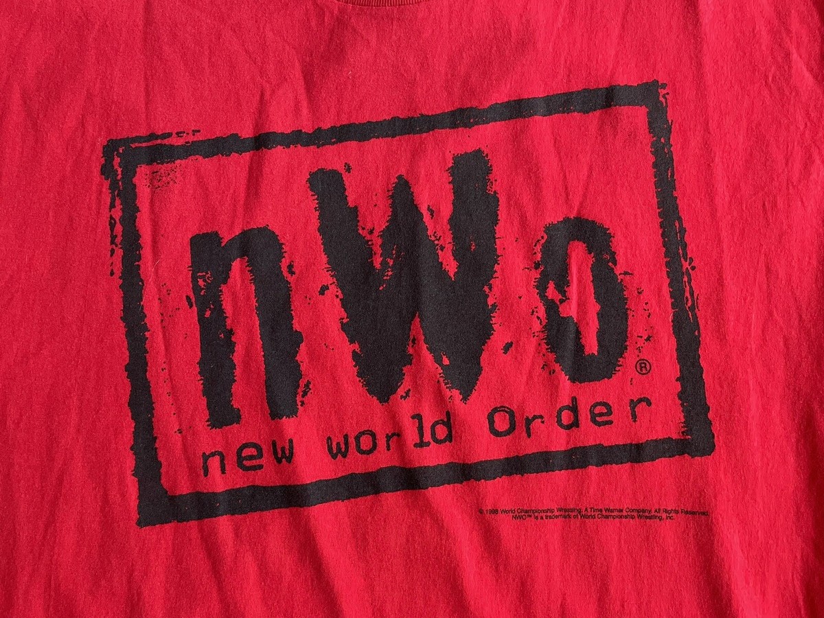 NWOさま専用ページ Rare Vintage NWT NWO New World Order Black Logo Red Shirt XL WCW