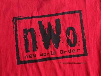 Rare Vintage NWT NWO New World Order Black Logo Red Shirt XL WCW