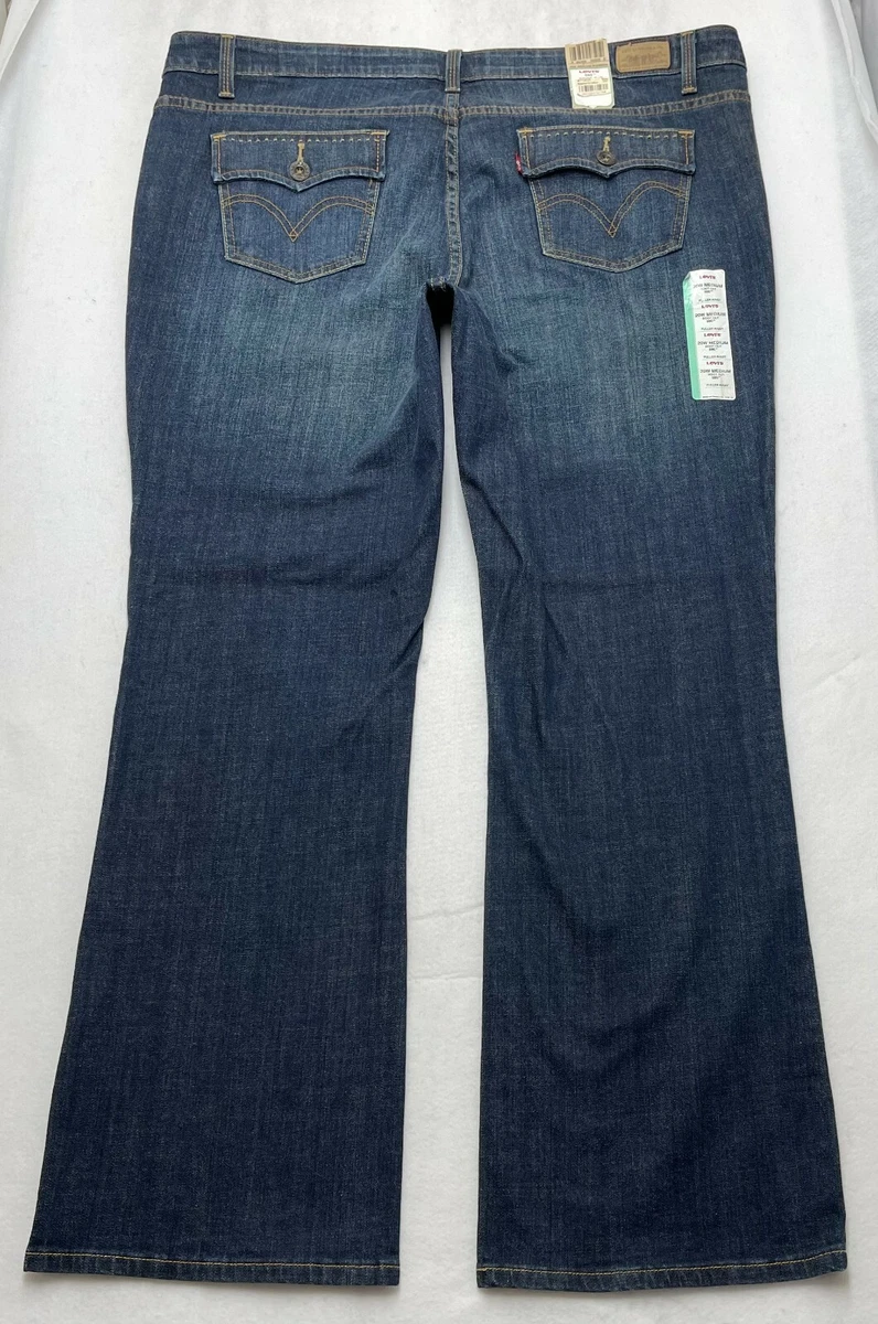 R530 NWT Levi s 590 FULLER WAIST Bootcut Jeans tag sz 20W