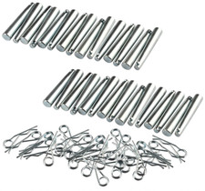 30 Sets Aluminum Conical Coupler Pins with R-Clip Stage Lights Truss Accessories