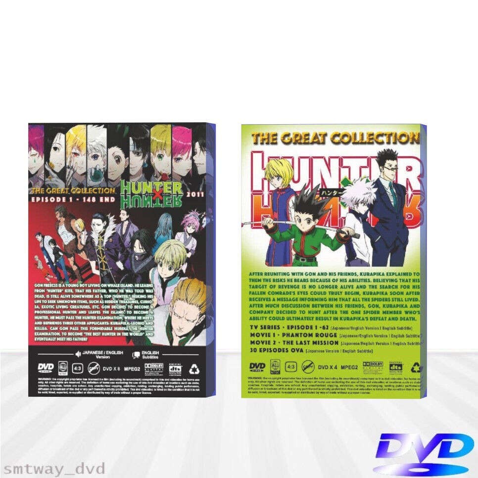 DVD The Great Collection HUNTER X HUNTER Series+ 2 Movies+ 30 OVA