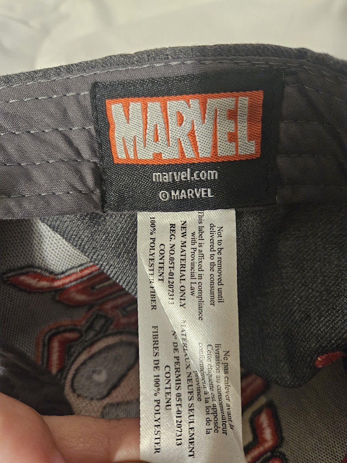 Marvel Deadpool Snapback Hat Little Deadpool - image 5