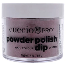 Pro Powder Polish Nail Colour Dip System - Dark Red Glitter by Cuccio W - 1.6 oz