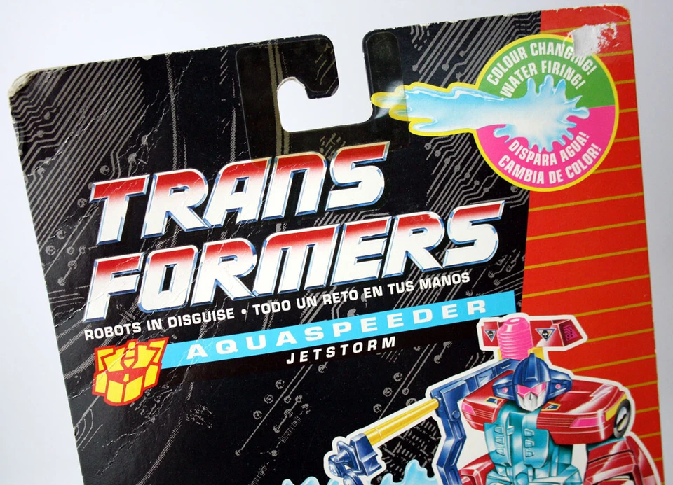 VERY RARE VINTAGE 1992 TRANSFORMERS AQUASPEEDER JETSTORM AUTOBOT NEW SEALED ! - Image 3 of 4