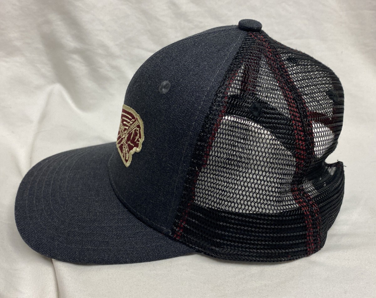 Vintage Indian Motorcycle Snapback Mesh Farmer Trucker Biker  display picture 3