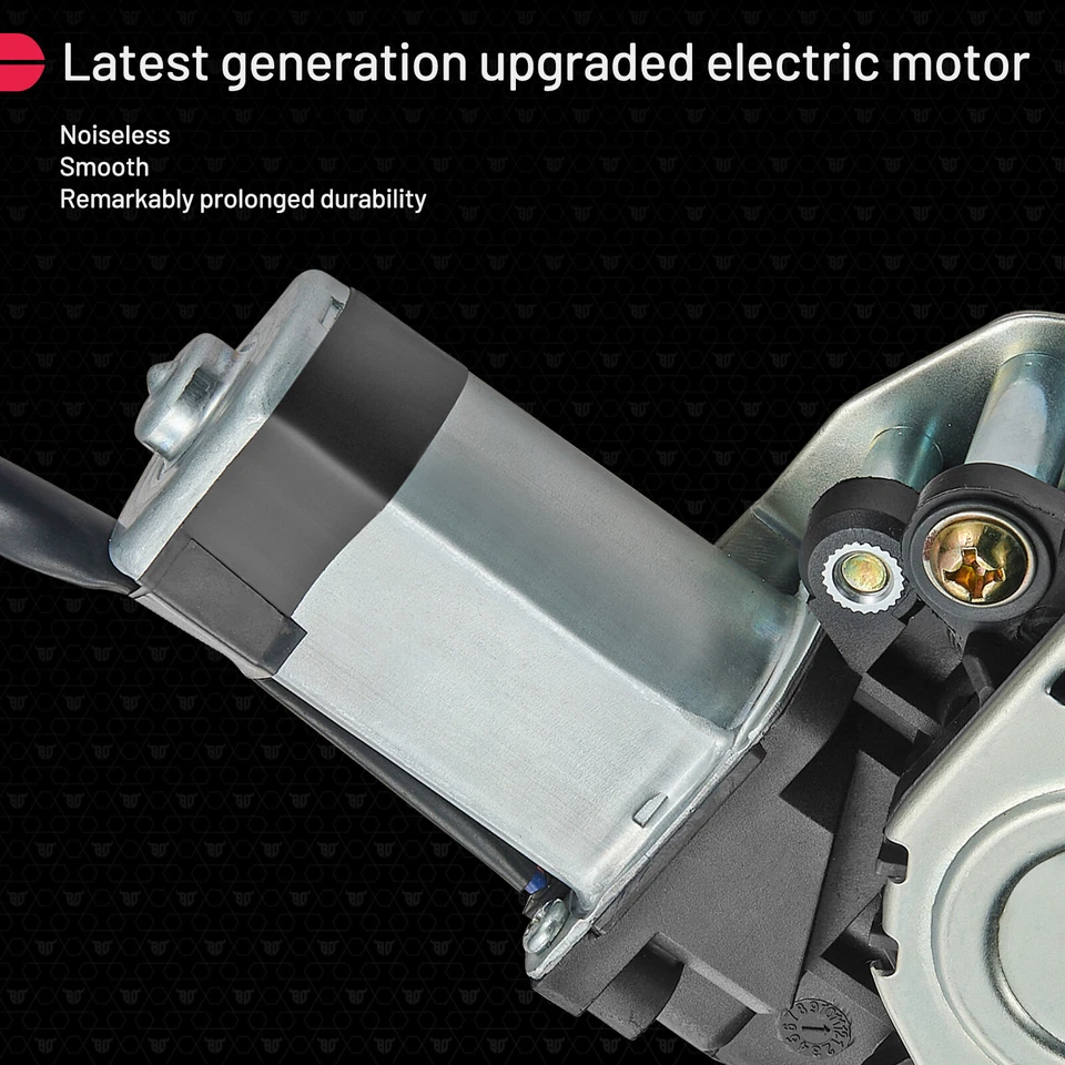 Regulador de ventana eléctrica del lado del pasajero delantero con motor para Chevrolet Impala 06-13 Foto 3 de 4