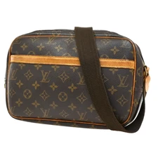 LOUIS VUITTON Reporter PM Crossbody Shoulder Bag Monogram Leather M45254 80FB677
