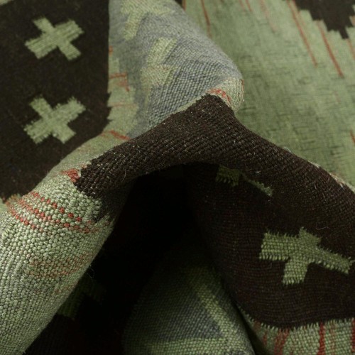 Amazing Flat Weave Kilim Small Orientals Woolen Tribal Area Rug 117x84 cm B29223 - Picture 8 of 8