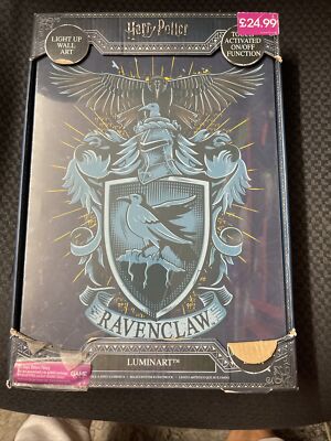 HARRY POTTER RAVENCLAW LUMINART NEW BOXED