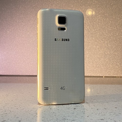 Samsung Galaxy S5 SM-G900I Smartphone/ White/DO - Picture 3 of 12