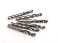 Screw Machine Drills "T" HSS 118° 1-1/2" LOC x 3-1/4" OAL USA (6 Pcs)