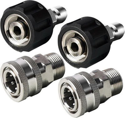 #ad Pressure Washer Quick Connect Kit Stainless Steel Disconnect 4 pack $24.84