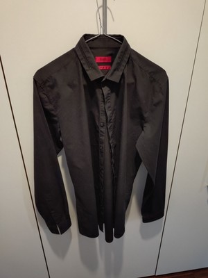 Designer Hemd Hugo Boss schwarz 
