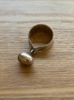 GEORG JENSEN Vivianna Torun #156 sterling silver Pod ring size US US 6 to 6.5