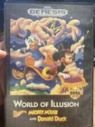 World of Illusion: Mickey Mouse & Donald Duck (Sega Genesis, 1992) ☆ Complete ☆