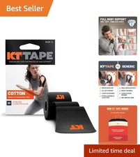 Hypoallergenic Elastic Kinesiology Tape for Muscle Joint Support, 20 Strips