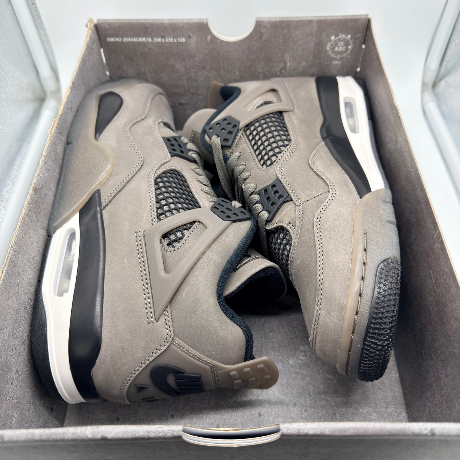 Jordan 4 Retro Cave Stone Black Phantom FV5029-200 Mens Size 9 Sneakers thumbnail 7