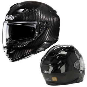 HJC Carbon Motorcycle Helmet F71 Carbon Black Full Face Acu Gold Sport Motorbike
