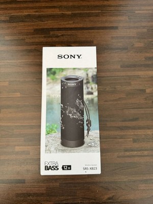 Sony SRS-XB23 Bluetooth Lautsprecher, Extra Bass, wasserdicht, schwarz neu