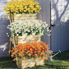 43 Heads Artificial Flowers Plastic Plants Wedding Home Garden Decor Inoutdoor 43 Heads Artificial Flowers Plastic Plants Wedding Home Garden Decor Inoutdoor