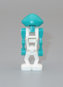 LEGO LOM Martian Alien Antares white minifigure Space Life on Mars 7314