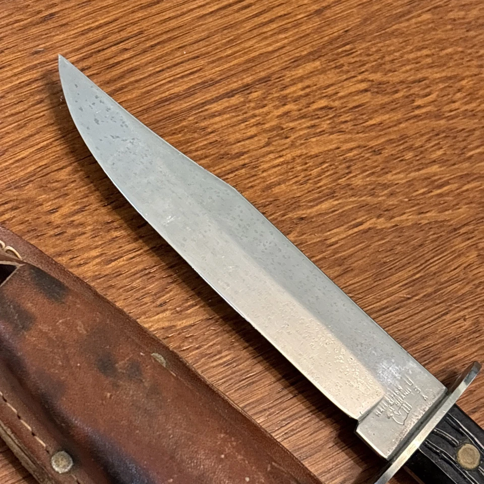 HAMMER BRAND IMPERIAL Scout Combo Set 2 Knives Sheath Sheath Vintage Nice - Image 4 of 4