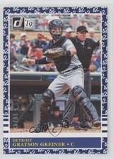 2019 Panini Donruss Retro 1985 42 Tribute 10/42 Grayson Greiner #205 md3