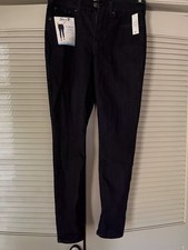 Seven 7 Tummy Less Skinny Stretch Denim Jeans High Rise Womens Sz 10