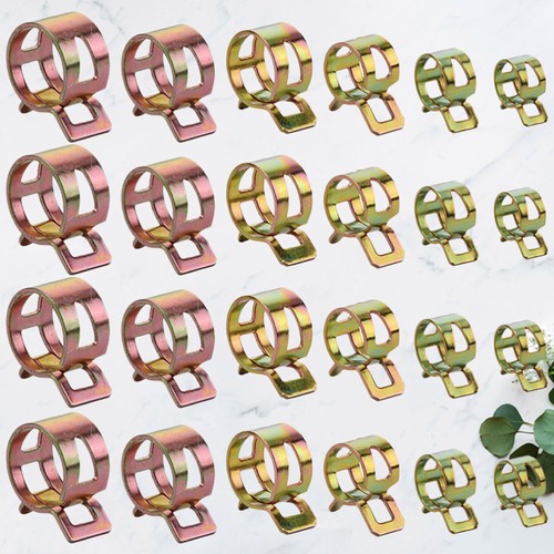 Tube Jacket Set Pipe Clamp Bracket Radiator Hose Clamps Spring Clips - Bild 4 von 12