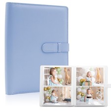 Photo Albums 4x6 Pictures 152 Pockets Vegan Leather Cover Memory Album Book New