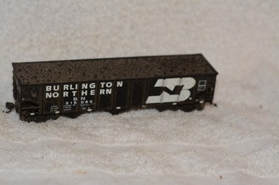Railroad Model Trains. HO Coal Car.