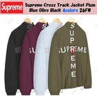 Supreme Cross Track Jacket Plum Blue Olive Black 4colors 26FW