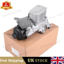 Oil Filter Housing w/ Cooler For Citroen Berlingo C4 Dispatch Ford Fiesta Focus