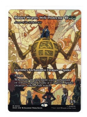 Master Weaver, Web Protector - Arasta of the Endless Web | Borderless | 32 | NM