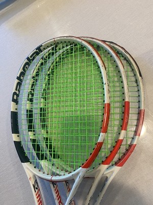 Pack of 3 Babolat Pure Strike 100 Tennis Racquets -  Grip Size 4 1/8