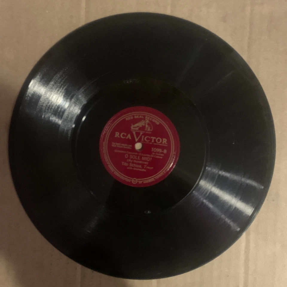 Tito Schipa, 78 rpm, V+, La Donna E Mobile, RCA Red Seal 1099 (Repress) - Image 2 of 2