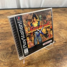 Vintage 1990s Soul Blade Sony PlayStation 1 PS1 1997 Black Label Namco Fighting