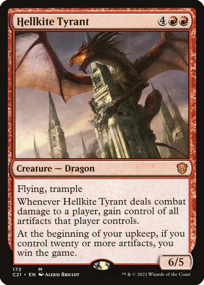 Hellkite Tyrant [Commander 2021] Near Mint