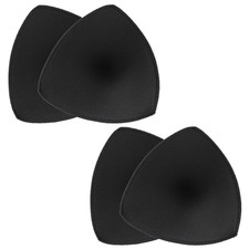 2 Pairs Bra Cup Inserts Triangle Sports Bra Pads Push Up Breast Enhancers