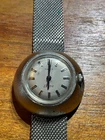 Vintage Timex Electric Watch – Silver Mesh Band – Needs Battery – As‑Is