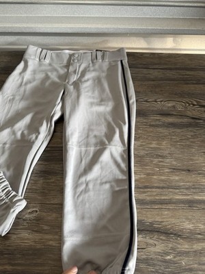 Champro Softball Pants Women s Gray Navy Crop Knickers Size Medium NWT