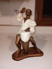 Vintage Caribbean Bongo Player Figurine