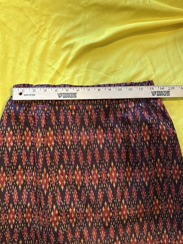Vintage Alexandra Thai Silk Skirt Suit Set Jacket & Pencil Skirt Ikat Print Sz S - Picture 8 of 12