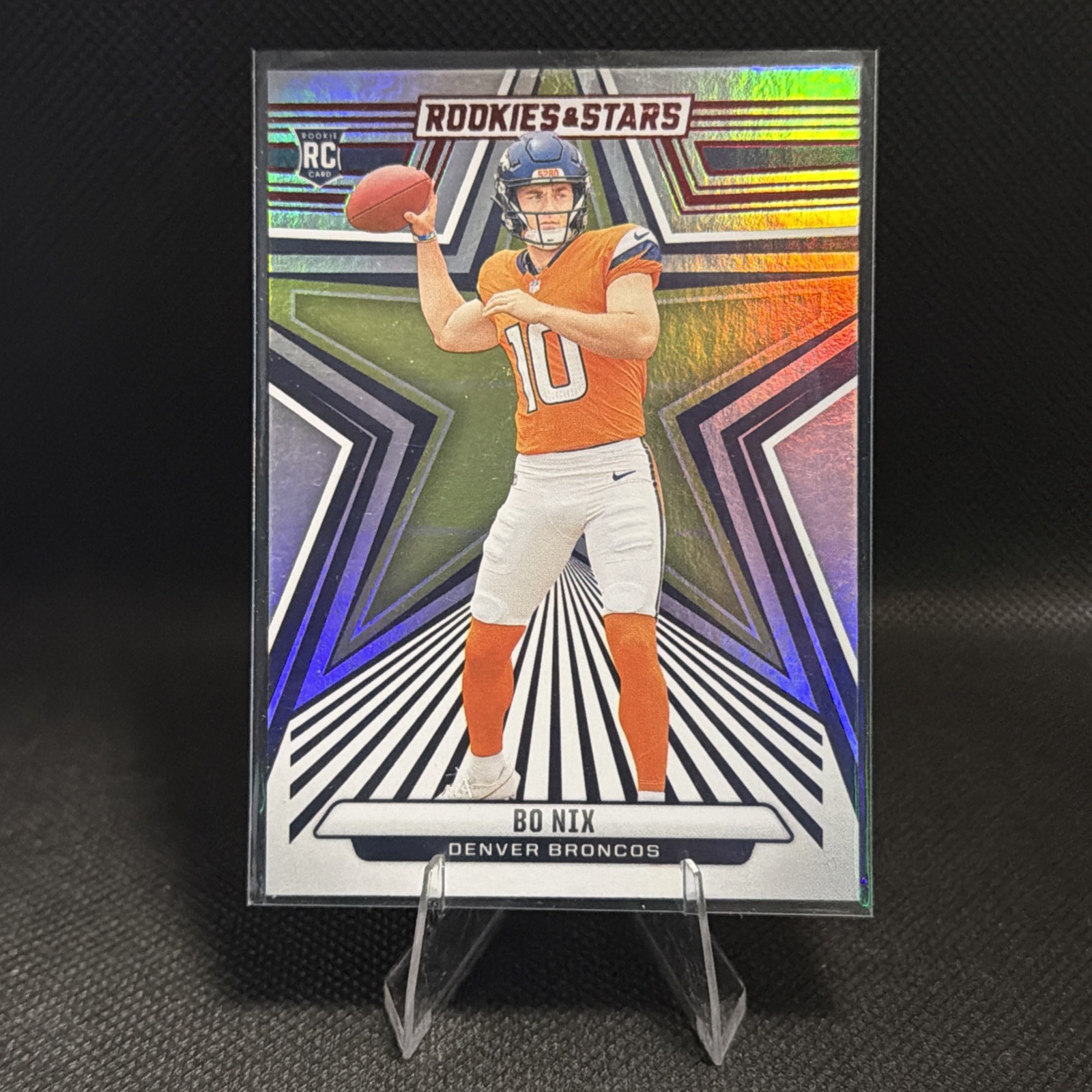2024 Panini Rookies & Stars - Rookies Bo Nix #108 Longevity (RC) Holo